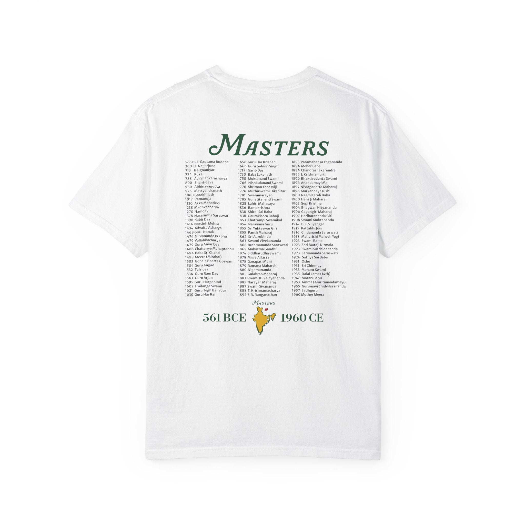 Masters of India T-shirt | White